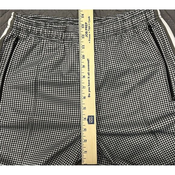 Urban Outfitters Plaid Houndstooth Black White Jogger Pants Mens Medium NWOT - Picture 13 of 16